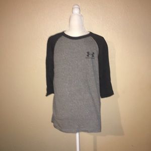 Under Armor 3/4th sleeve baseball t-shirt